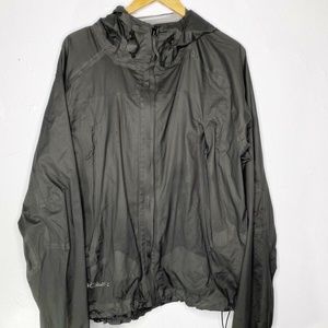 Columbia Men's Size XL Titanium Windbreaker Brown